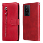 Custodia per telefono in pelle con cerniera in vitello, For vivo V25 5G/V25e 4G, For vivo Y02 4G, For Xiaomi Redmi K60/K60 Pro, For Xiaomi Redmi 11A 4G/12C