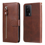 Custodia per telefono in pelle con cerniera in vitello, For vivo V25 5G/V25e 4G, For vivo Y02 4G, For Xiaomi Redmi K60/K60 Pro, For Xiaomi Redmi 11A 4G/12C