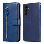 Custodia per telefono in pelle con cerniera in vitello, For Samsung Galaxy A24 4G