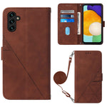 Custodia per cellulare in pelle con flip in rilievo 3D a tracolla, For Samsung Galaxy A34 5G, For Samsung Galaxy A54 5G, For Motorola Moto E13, For Motorola Moto Edge+ 2023