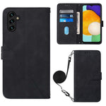 Custodia per cellulare in pelle con flip in rilievo 3D a tracolla, For Samsung Galaxy A34 5G, For Samsung Galaxy A54 5G, For Motorola Moto E13, For Motorola Moto Edge+ 2023