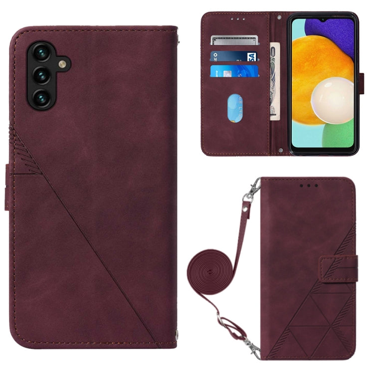 Custodia per cellulare in pelle con flip in rilievo 3D a tracolla, For Samsung Galaxy A34 5G, For Samsung Galaxy A54 5G, For Motorola Moto E13, For Motorola Moto Edge+ 2023