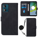Custodia per cellulare in pelle con flip in rilievo 3D a tracolla, For Samsung Galaxy A34 5G, For Samsung Galaxy A54 5G, For Motorola Moto E13, For Motorola Moto Edge+ 2023