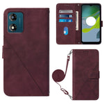 Custodia per cellulare in pelle con flip in rilievo 3D a tracolla, For Samsung Galaxy A34 5G, For Samsung Galaxy A54 5G, For Motorola Moto E13, For Motorola Moto Edge+ 2023