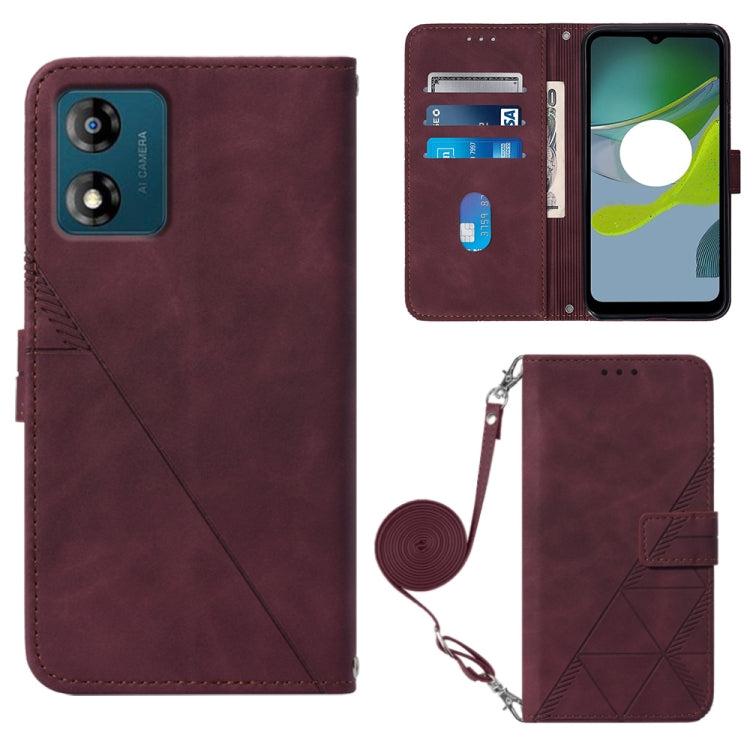 Custodia per cellulare in pelle con flip in rilievo 3D a tracolla, For Samsung Galaxy A34 5G, For Samsung Galaxy A54 5G, For Motorola Moto E13, For Motorola Moto Edge+ 2023