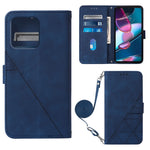 Custodia per cellulare in pelle con flip in rilievo 3D a tracolla, For Samsung Galaxy A34 5G, For Samsung Galaxy A54 5G, For Motorola Moto E13, For Motorola Moto Edge+ 2023