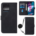 Custodia per cellulare in pelle con flip in rilievo 3D a tracolla, For Samsung Galaxy A34 5G, For Samsung Galaxy A54 5G, For Motorola Moto E13, For Motorola Moto Edge+ 2023