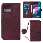 Custodia per cellulare in pelle con flip in rilievo 3D a tracolla, For Samsung Galaxy A34 5G, For Samsung Galaxy A54 5G, For Motorola Moto E13, For Motorola Moto Edge+ 2023