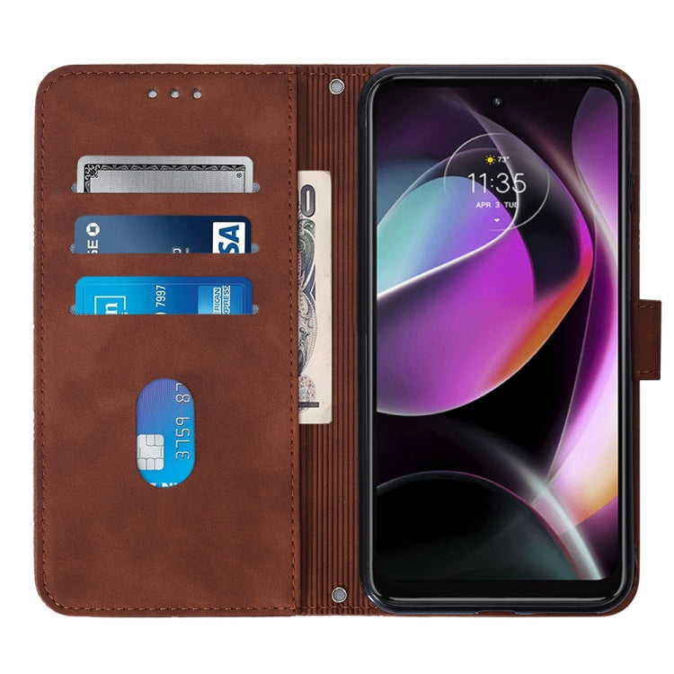 Custodia per cellulare in pelle con flip in rilievo 3D a tracolla, For Motorola Moto G 5G 2023, For Motorola Moto G53 / G23 / G13, For Motorola Moto G72, For Motorola Moto G73