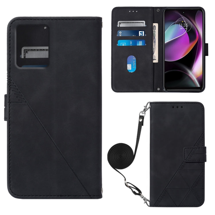 Custodia per cellulare in pelle con flip in rilievo 3D a tracolla, For Motorola Moto G 5G 2023, For Motorola Moto G53 / G23 / G13, For Motorola Moto G72, For Motorola Moto G73