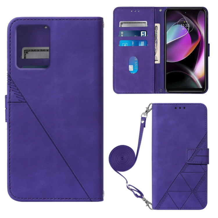 Custodia per cellulare in pelle con flip in rilievo 3D a tracolla, For Motorola Moto G 5G 2023, For Motorola Moto G53 / G23 / G13, For Motorola Moto G72, For Motorola Moto G73