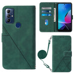 Custodia per cellulare in pelle con flip in rilievo 3D a tracolla, For Nokia C31, For Motorola Moto G Play 2023, For Nokia X30 5G, For OnePlus 11