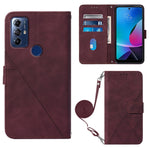 Custodia per cellulare in pelle con flip in rilievo 3D a tracolla, For Nokia C31, For Motorola Moto G Play 2023, For Nokia X30 5G, For OnePlus 11