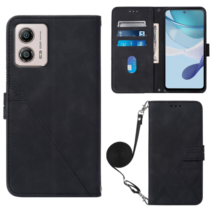 Custodia per cellulare in pelle con flip in rilievo 3D a tracolla, For Motorola Moto G 5G 2023, For Motorola Moto G53 / G23 / G13, For Motorola Moto G72, For Motorola Moto G73