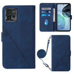 Custodia per cellulare in pelle con flip in rilievo 3D a tracolla, For Motorola Moto G 5G 2023, For Motorola Moto G53 / G23 / G13, For Motorola Moto G72, For Motorola Moto G73