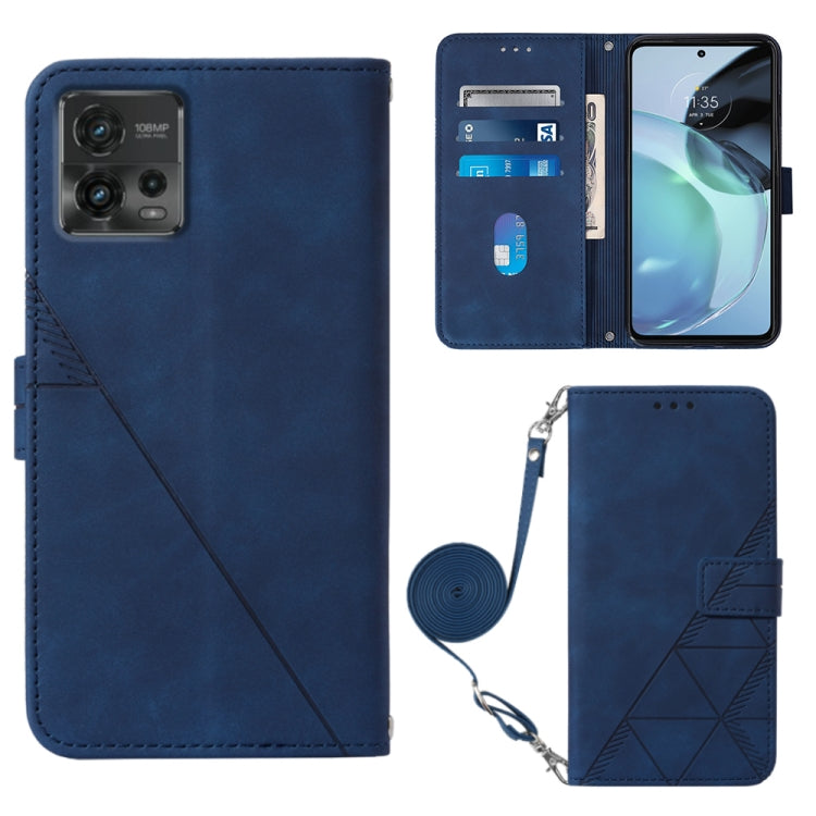 Custodia per cellulare in pelle con flip in rilievo 3D a tracolla, For Motorola Moto G 5G 2023, For Motorola Moto G53 / G23 / G13, For Motorola Moto G72, For Motorola Moto G73