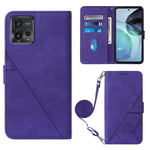 Custodia per cellulare in pelle con flip in rilievo 3D a tracolla, For Motorola Moto G 5G 2023, For Motorola Moto G53 / G23 / G13, For Motorola Moto G72, For Motorola Moto G73