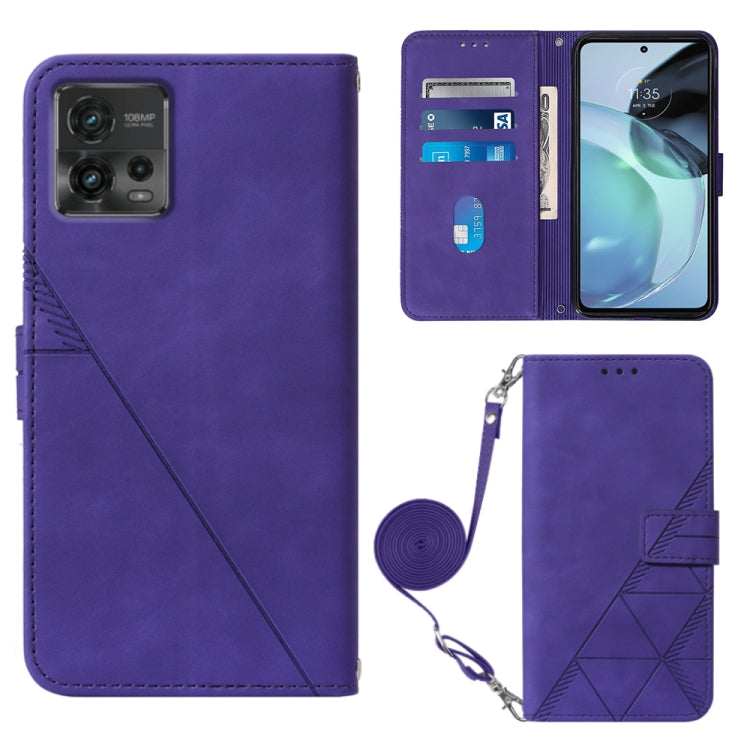 Custodia per cellulare in pelle con flip in rilievo 3D a tracolla, For Motorola Moto G 5G 2023, For Motorola Moto G53 / G23 / G13, For Motorola Moto G72, For Motorola Moto G73