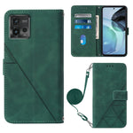 Custodia per cellulare in pelle con flip in rilievo 3D a tracolla, For Motorola Moto G 5G 2023, For Motorola Moto G53 / G23 / G13, For Motorola Moto G72, For Motorola Moto G73