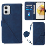 Custodia per cellulare in pelle con flip in rilievo 3D a tracolla, For Motorola Moto G 5G 2023, For Motorola Moto G53 / G23 / G13, For Motorola Moto G72, For Motorola Moto G73