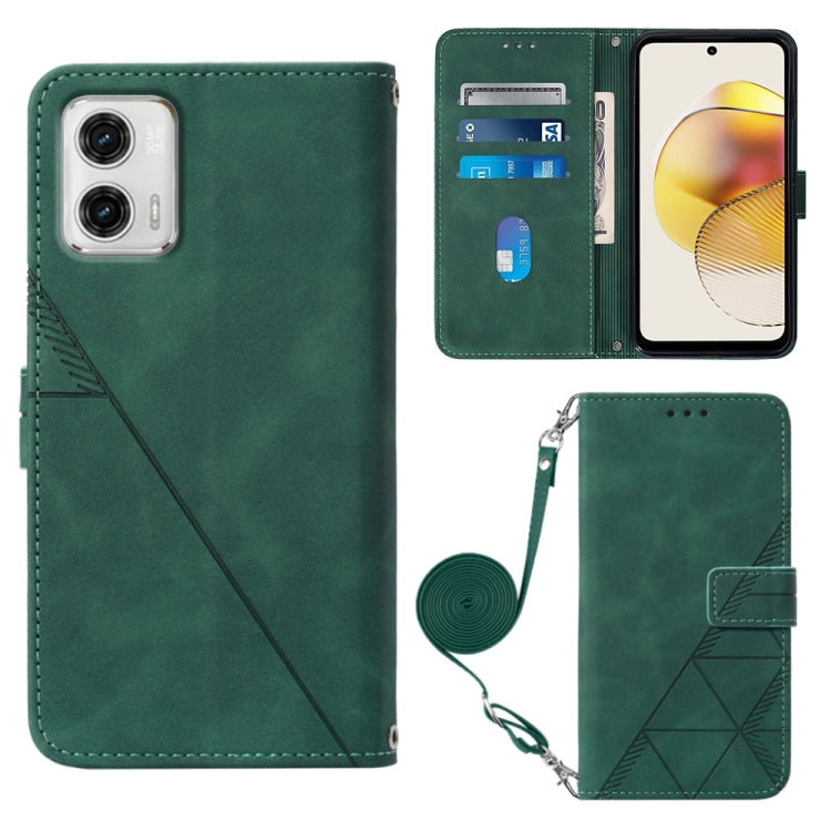 Custodia per cellulare in pelle con flip in rilievo 3D a tracolla, For Motorola Moto G 5G 2023, For Motorola Moto G53 / G23 / G13, For Motorola Moto G72, For Motorola Moto G73