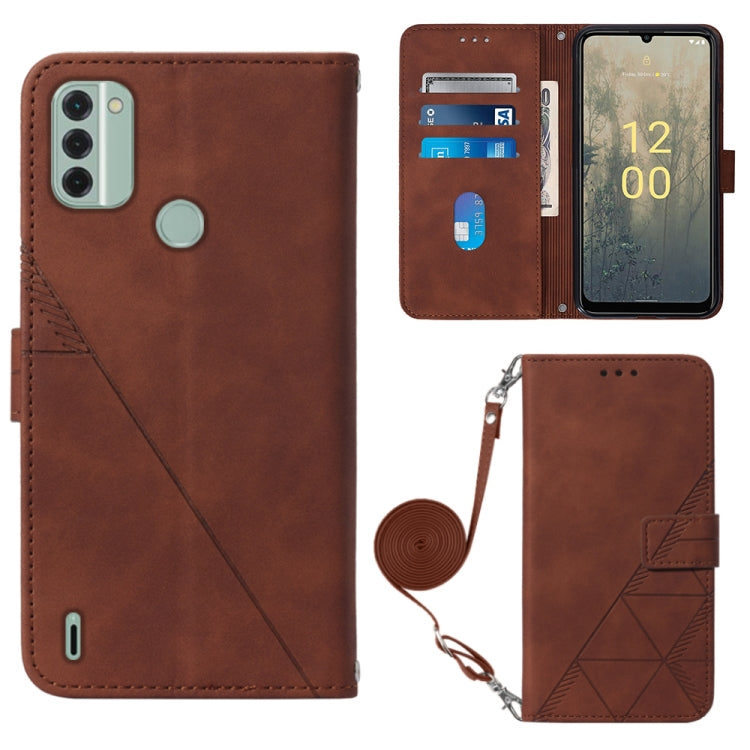 Custodia per cellulare in pelle con flip in rilievo 3D a tracolla, For Nokia C31, For Motorola Moto G Play 2023, For Nokia X30 5G, For OnePlus 11