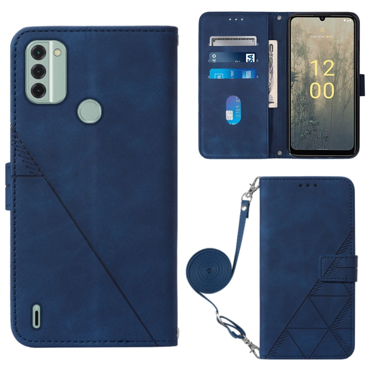 Custodia per cellulare in pelle con flip in rilievo 3D a tracolla, For Nokia C31, For Motorola Moto G Play 2023, For Nokia X30 5G, For OnePlus 11