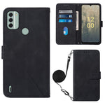 Custodia per cellulare in pelle con flip in rilievo 3D a tracolla, For Nokia C31, For Motorola Moto G Play 2023, For Nokia X30 5G, For OnePlus 11
