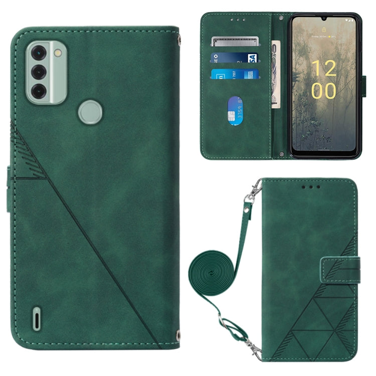 Custodia per cellulare in pelle con flip in rilievo 3D a tracolla, For Nokia C31, For Motorola Moto G Play 2023, For Nokia X30 5G, For OnePlus 11