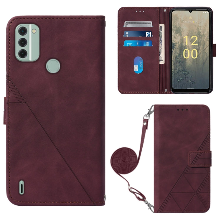 Custodia per cellulare in pelle con flip in rilievo 3D a tracolla, For Nokia C31, For Motorola Moto G Play 2023, For Nokia X30 5G, For OnePlus 11