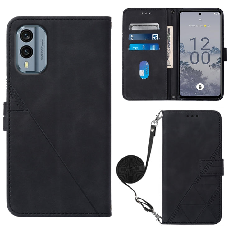 Custodia per cellulare in pelle con flip in rilievo 3D a tracolla, For Nokia C31, For Motorola Moto G Play 2023, For Nokia X30 5G, For OnePlus 11
