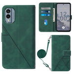 Custodia per cellulare in pelle con flip in rilievo 3D a tracolla, For Nokia C31, For Motorola Moto G Play 2023, For Nokia X30 5G, For OnePlus 11