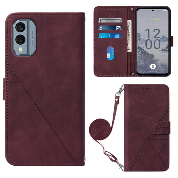 Custodia per cellulare in pelle con flip in rilievo 3D a tracolla, For Nokia C31, For Motorola Moto G Play 2023, For Nokia X30 5G, For OnePlus 11