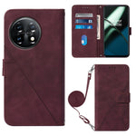 Custodia per cellulare in pelle con flip in rilievo 3D a tracolla, For Nokia C31, For Motorola Moto G Play 2023, For Nokia X30 5G, For OnePlus 11