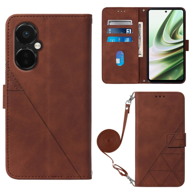 Custodia per cellulare in pelle con flip in rilievo 3D a tracolla, For OPPO  Reno 8T 4G Global, For OnePlus Nord CE 3 Lite / N30 / OPP0 K11X, For OPPO A78 / A58, For Xiaomi Redmi Note 12 Global