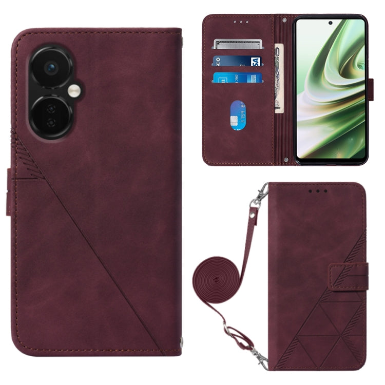 Custodia per cellulare in pelle con flip in rilievo 3D a tracolla, For OPPO  Reno 8T 4G Global, For OnePlus Nord CE 3 Lite / N30 / OPP0 K11X, For OPPO A78 / A58, For Xiaomi Redmi Note 12 Global