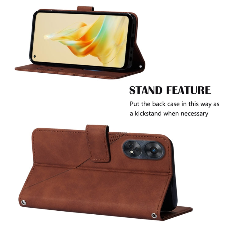 Custodia per cellulare in pelle con flip in rilievo 3D a tracolla, For OPPO  Reno 8T 4G Global, For OnePlus Nord CE 3 Lite / N30 / OPP0 K11X, For OPPO A78 / A58, For Xiaomi Redmi Note 12 Global