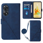 Custodia per cellulare in pelle con flip in rilievo 3D a tracolla, For OPPO  Reno 8T 4G Global, For OnePlus Nord CE 3 Lite / N30 / OPP0 K11X, For OPPO A78 / A58, For Xiaomi Redmi Note 12 Global