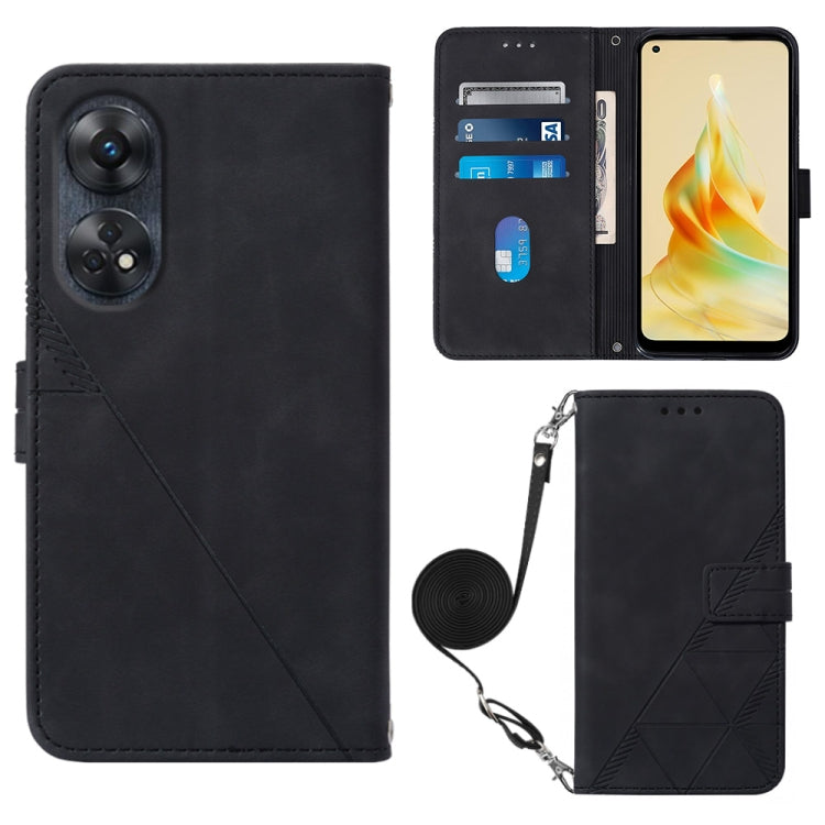 Custodia per cellulare in pelle con flip in rilievo 3D a tracolla, For OPPO  Reno 8T 4G Global, For OnePlus Nord CE 3 Lite / N30 / OPP0 K11X, For OPPO A78 / A58, For Xiaomi Redmi Note 12 Global