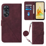 Custodia per cellulare in pelle con flip in rilievo 3D a tracolla, For OPPO  Reno 8T 4G Global, For OnePlus Nord CE 3 Lite / N30 / OPP0 K11X, For OPPO A78 / A58, For Xiaomi Redmi Note 12 Global