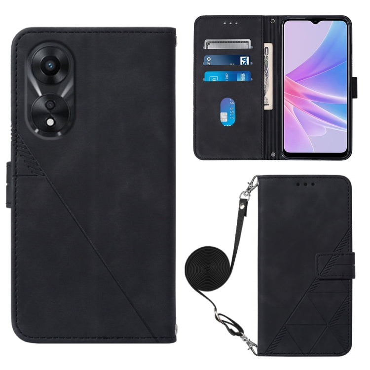 Custodia per cellulare in pelle con flip in rilievo 3D a tracolla, For OPPO  Reno 8T 4G Global, For OnePlus Nord CE 3 Lite / N30 / OPP0 K11X, For OPPO A78 / A58, For Xiaomi Redmi Note 12 Global