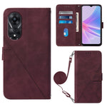 Custodia per cellulare in pelle con flip in rilievo 3D a tracolla, For OPPO  Reno 8T 4G Global, For OnePlus Nord CE 3 Lite / N30 / OPP0 K11X, For OPPO A78 / A58, For Xiaomi Redmi Note 12 Global