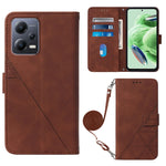 Custodia per cellulare in pelle con flip in rilievo 3D a tracolla, For OPPO  Reno 8T 4G Global, For OnePlus Nord CE 3 Lite / N30 / OPP0 K11X, For OPPO A78 / A58, For Xiaomi Redmi Note 12 Global