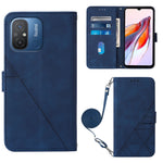 Custodia per cellulare in pelle con flip in rilievo 3D a tracolla, For Xiaomi Redmi 12C / Redmi 11A 4G Global, For Samsung Galaxy A04 Core, For Samsung Galaxy A04e, For Samsung Galaxy A24 4G