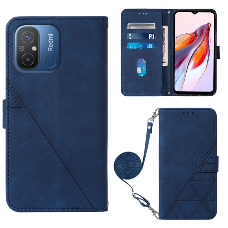 Custodia per cellulare in pelle con flip in rilievo 3D a tracolla, For Xiaomi Redmi 12C / Redmi 11A 4G Global, For Samsung Galaxy A04 Core, For Samsung Galaxy A04e, For Samsung Galaxy A24 4G