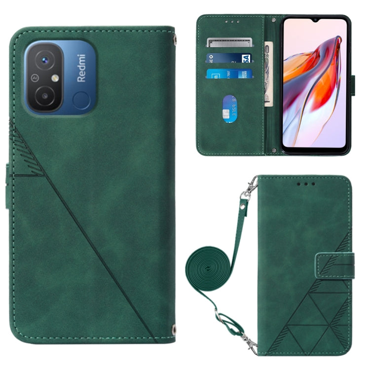 Custodia per cellulare in pelle con flip in rilievo 3D a tracolla, For Xiaomi Redmi 12C / Redmi 11A 4G Global, For Samsung Galaxy A04 Core, For Samsung Galaxy A04e, For Samsung Galaxy A24 4G