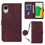 Custodia per cellulare in pelle con flip in rilievo 3D a tracolla, For Xiaomi Redmi 12C / Redmi 11A 4G Global, For Samsung Galaxy A04 Core, For Samsung Galaxy A04e, For Samsung Galaxy A24 4G