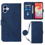 Custodia per cellulare in pelle con flip in rilievo 3D a tracolla, For Xiaomi Redmi 12C / Redmi 11A 4G Global, For Samsung Galaxy A04 Core, For Samsung Galaxy A04e, For Samsung Galaxy A24 4G