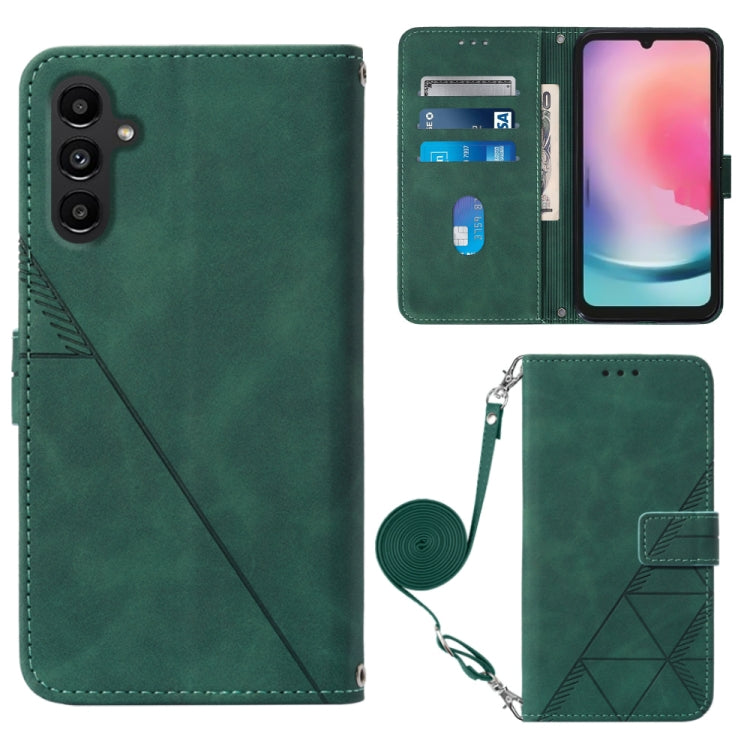 Custodia per cellulare in pelle con flip in rilievo 3D a tracolla, For Xiaomi Redmi 12C / Redmi 11A 4G Global, For Samsung Galaxy A04 Core, For Samsung Galaxy A04e, For Samsung Galaxy A24 4G