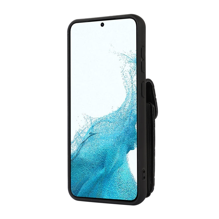 Custodia per telefono in pelle con slot per schede con cordino corto, For Samsung Galaxy S23 5G, For Samsung Galaxy S23+ 5G, For Samsung Galaxy S23 Ultra 5G, For Samsung Galaxy S22 5G